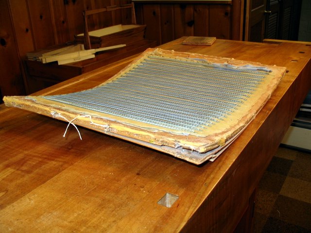 Delaminated Ottoman Frame
